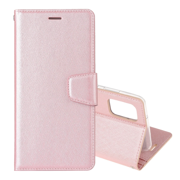 For OPPO Reno4 Silk Texture Horizontal Flip Leather Case with Holder & Card slots & Wallet & Photo Frame
