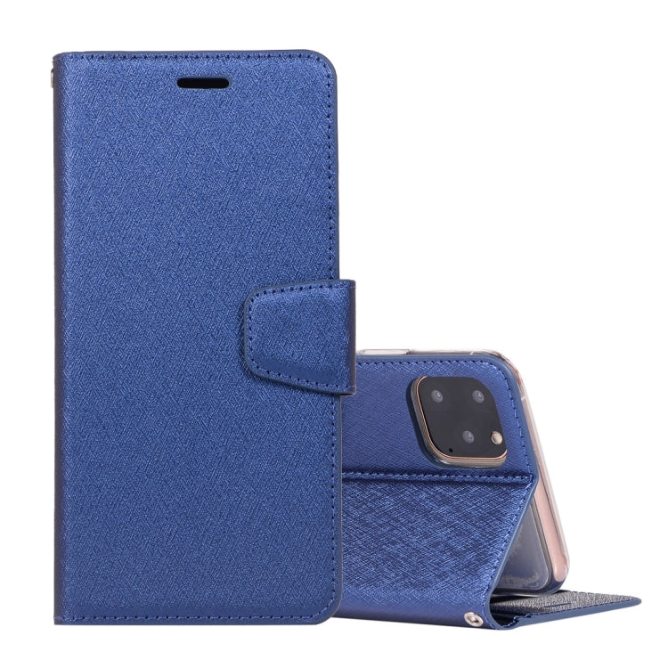 For iPhone 12 mini Silk Texture Horizontal Flip Leather Case with Holder & Card slots & Wallet & Photo Frame