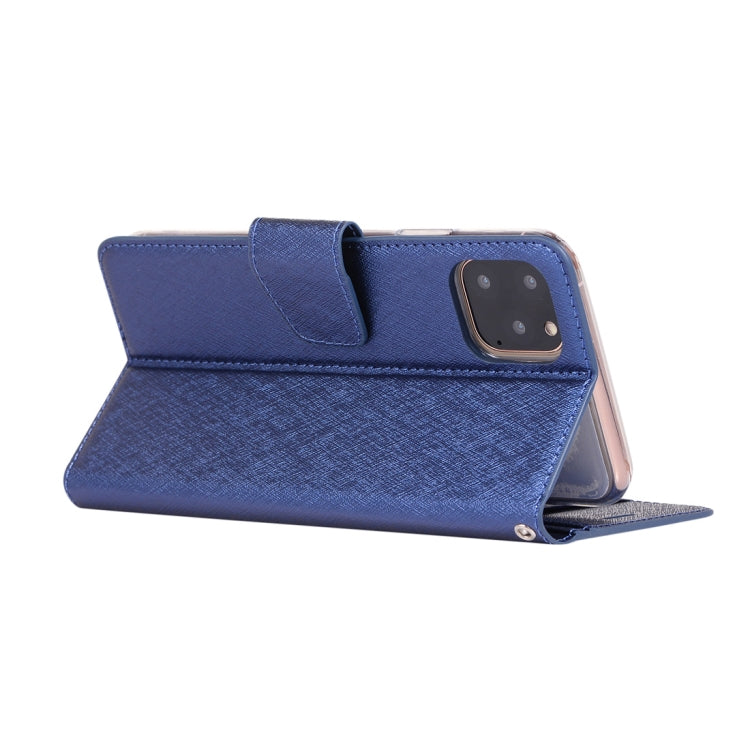 For iPhone 12 mini Silk Texture Horizontal Flip Leather Case with Holder & Card slots & Wallet & Photo Frame
