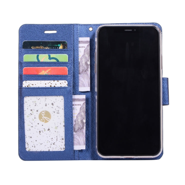 For iPhone 12 mini Silk Texture Horizontal Flip Leather Case with Holder & Card slots & Wallet & Photo Frame