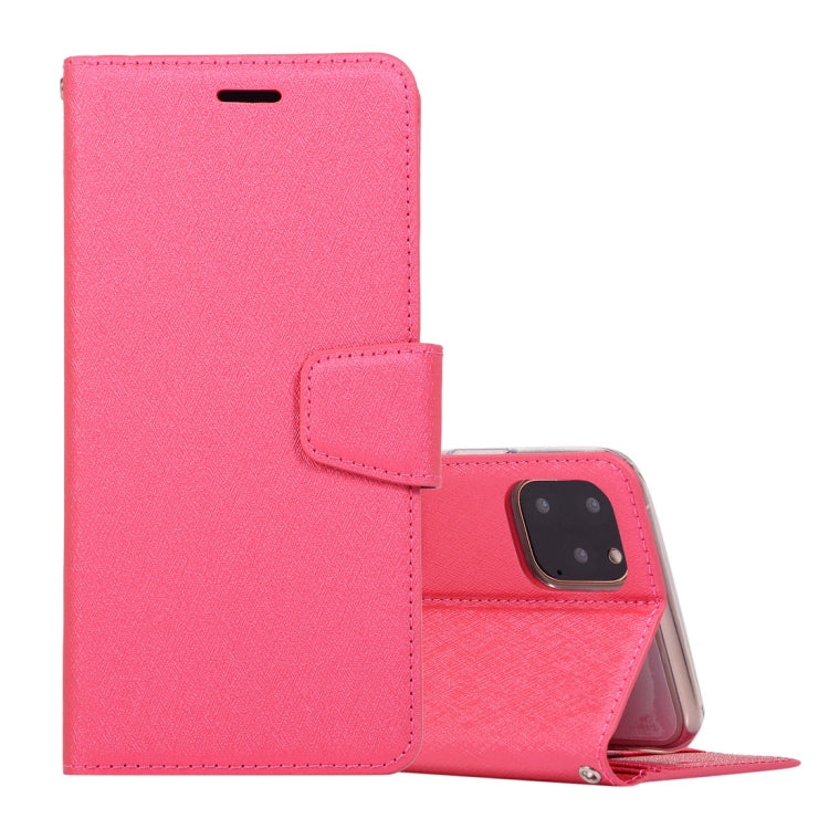 For iPhone 12 Pro Max Silk Texture Horizontal Flip Leather Case with Holder & Card slots & Wallet & Photo Frame