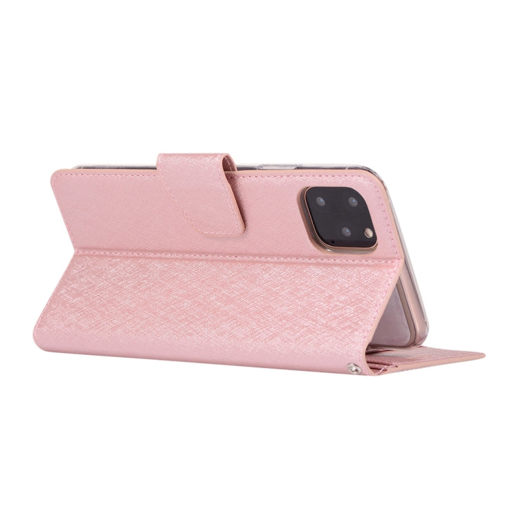 For iPhone 12 Pro Max Silk Texture Horizontal Flip Leather Case with Holder & Card slots & Wallet & Photo Frame