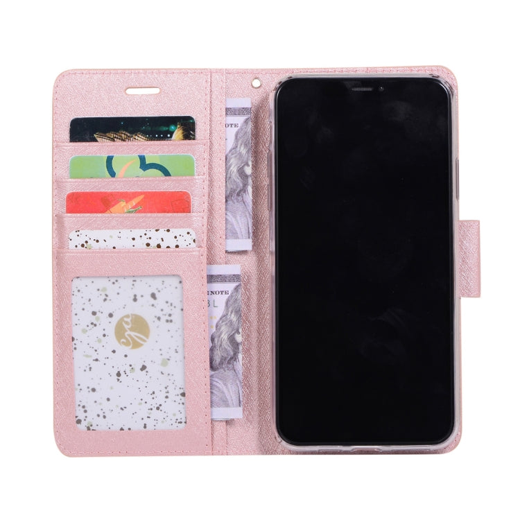 For iPhone 12 Pro Max Silk Texture Horizontal Flip Leather Case with Holder & Card slots & Wallet & Photo Frame