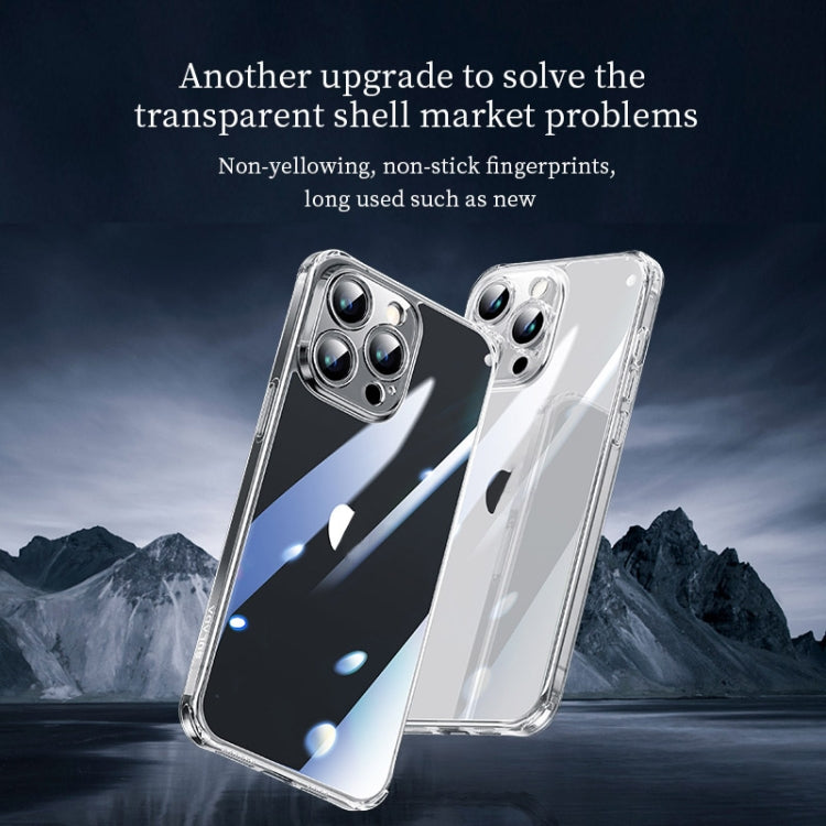 For iPhone 16 SULADA TPU Frame Tempered Glass Transparent Phone Case