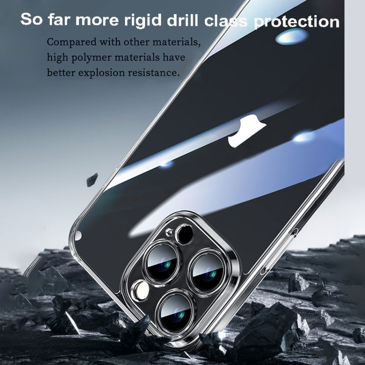 For iPhone 16 SULADA TPU Frame Tempered Glass Transparent Phone Case