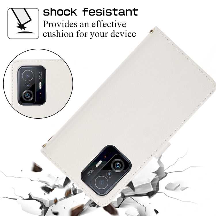 For Xiaomi Mi 11T / 11T Pro Rhombic Full Zipper Wallet Leather Phone Case
