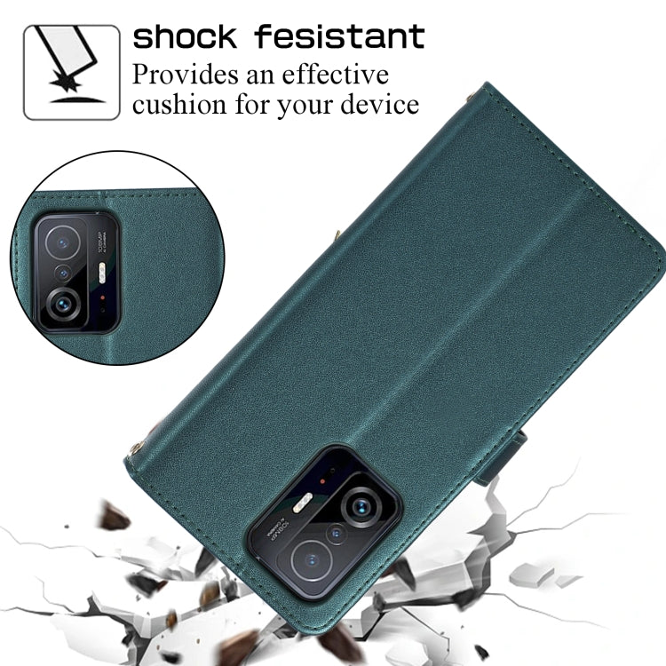 For Xiaomi Mi 11T / 11T Pro Rhombic Full Zipper Wallet Leather Phone Case