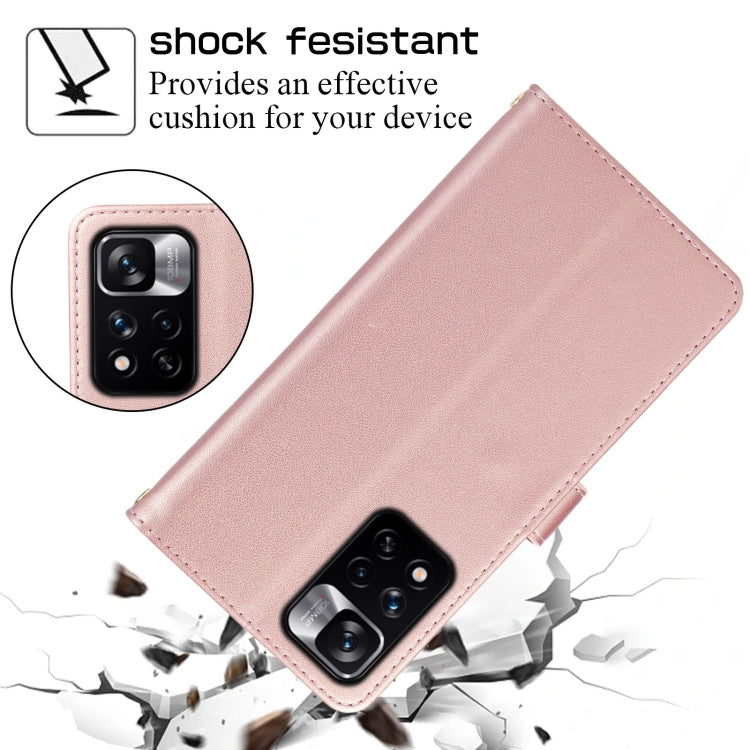 For Redmi Note 11 Pro Global Rhombic Full Zipper Wallet Leather Phone Case