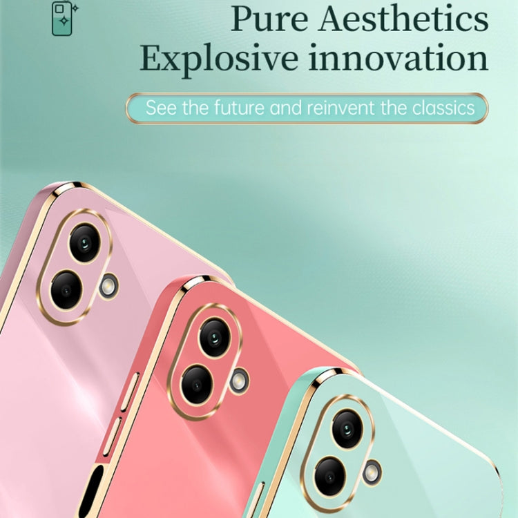 For Samsung Galaxy A06 4G XINLI Straight Edge 6D Electroplate TPU Phone Case