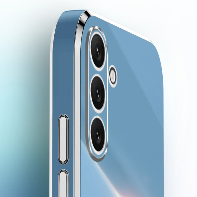 For Samsung Galaxy A16 5G XINLI Straight Edge 6D Electroplate TPU Phone Case with Ring Holder