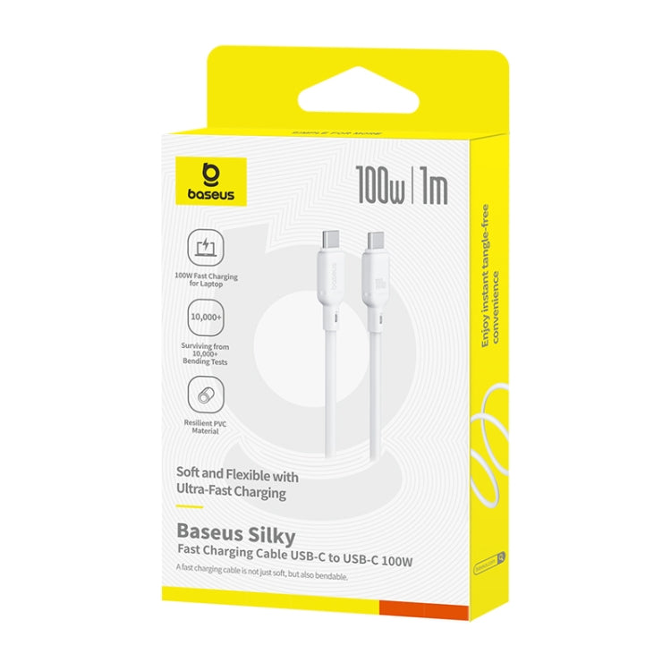 Baseus Silky Series 1m 100W USB-C / Type-C to Type-C Fast Charging Cable