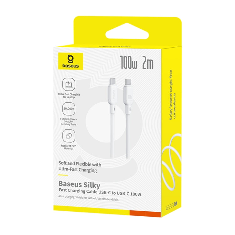 Baseus Silky Series 2m 100W USB-C / Type-C to Type-C Fast Charging Cable