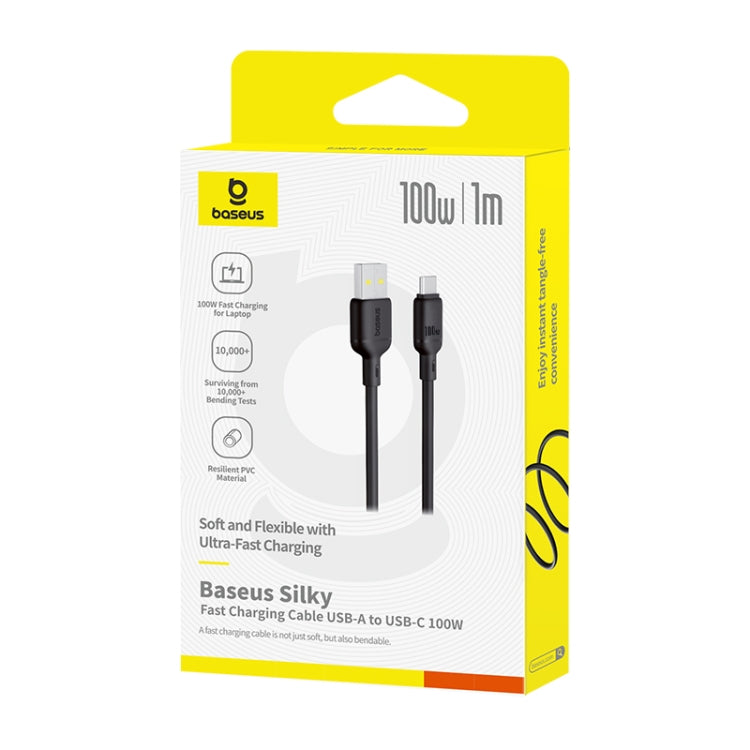 Baseus Silky Series 1m 100W USB to USB-C / Type-C Fast Charging Cable