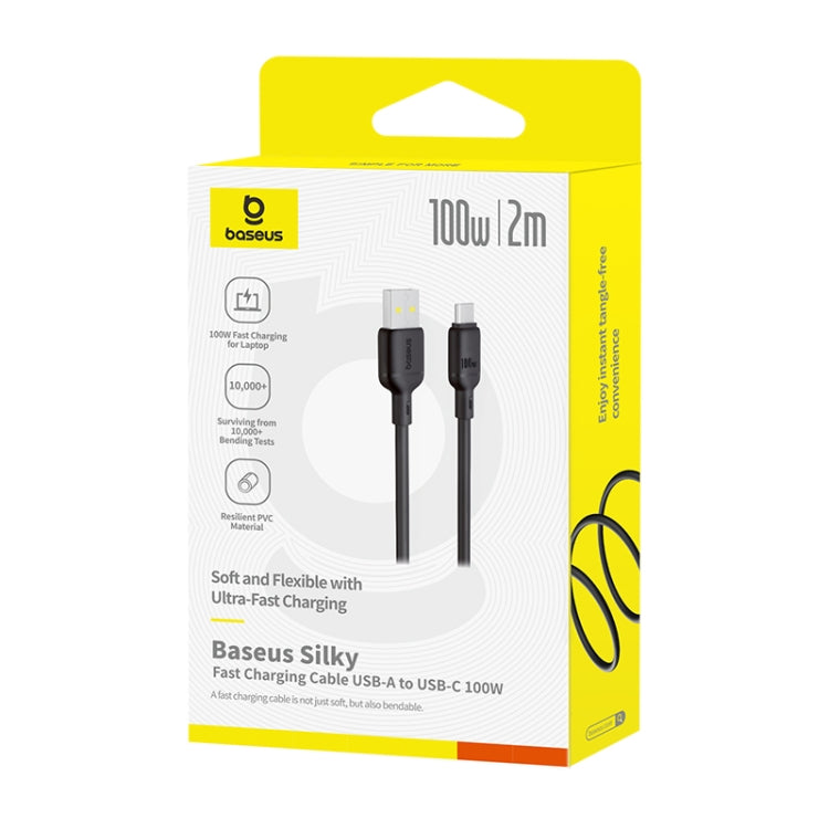 Baseus Silky Series 2m 100W USB to USB-C / Type-C Fast Charging Cable
