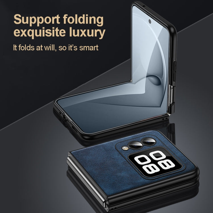 For Huawei nova Flip SULADA Shockproof TPU Hybrid Handmade Leather Phone Case