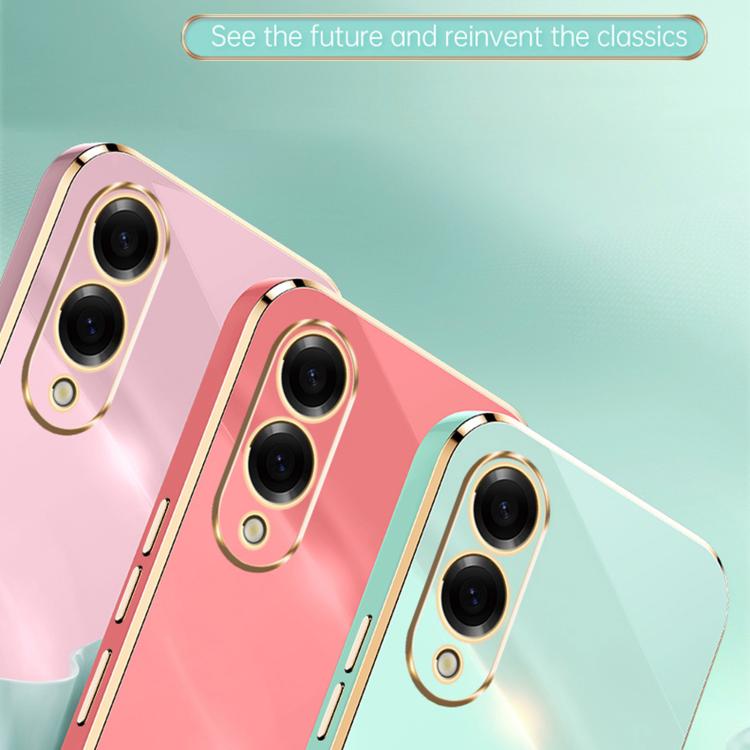 For Samsung Galaxy S25 Edge 5G XINLI Straight Edge 6D Electroplate TPU Phone Case with Ring Holder