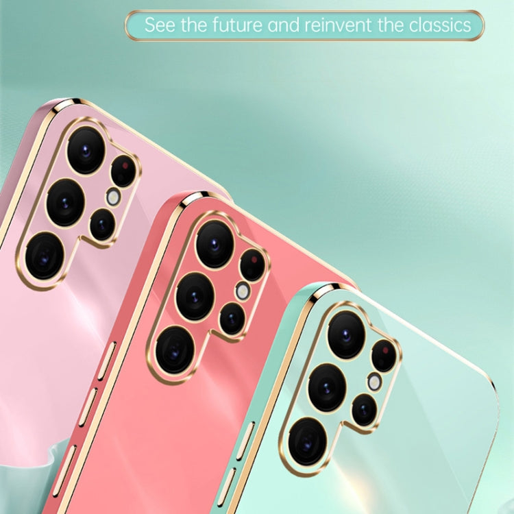 For Samsung Galaxy S25 Ultra 5G XINLI Straight Edge 6D Electroplate TPU Phone Case