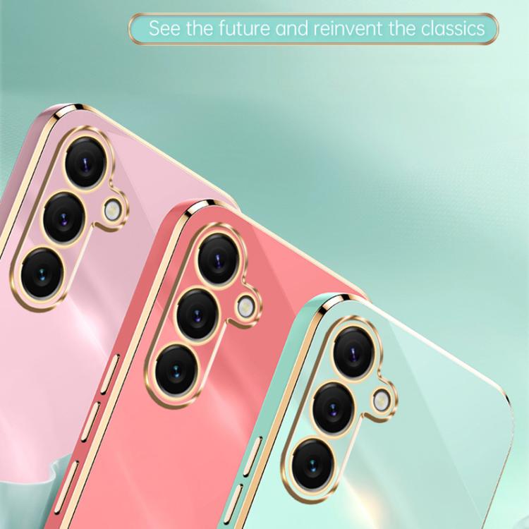 For Samsung Galaxy S26 5G XINLI Straight Edge 6D Electroplate TPU Phone Case
