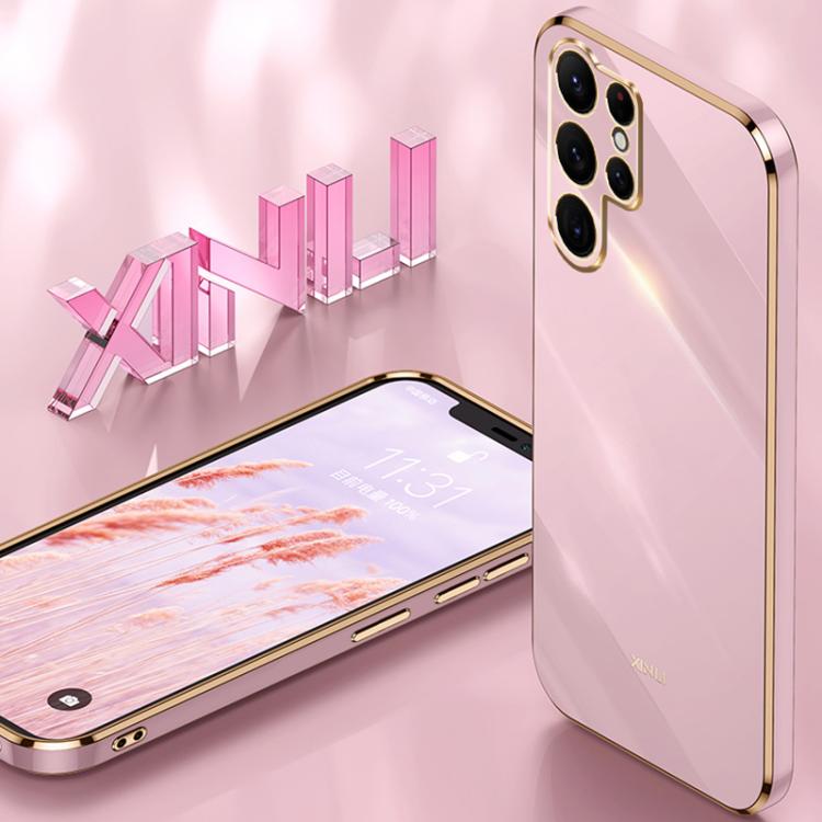 For Samsung Galaxy S26 Ultra 5G XINLI Straight Edge 6D Electroplate TPU Phone Case