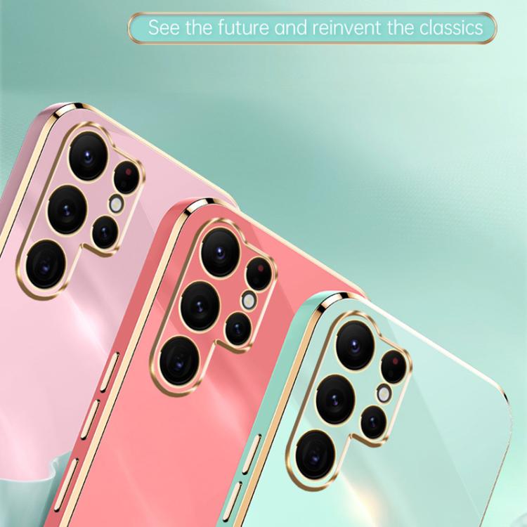 For Samsung Galaxy S26 Ultra 5G XINLI Straight Edge 6D Electroplate TPU Phone Case