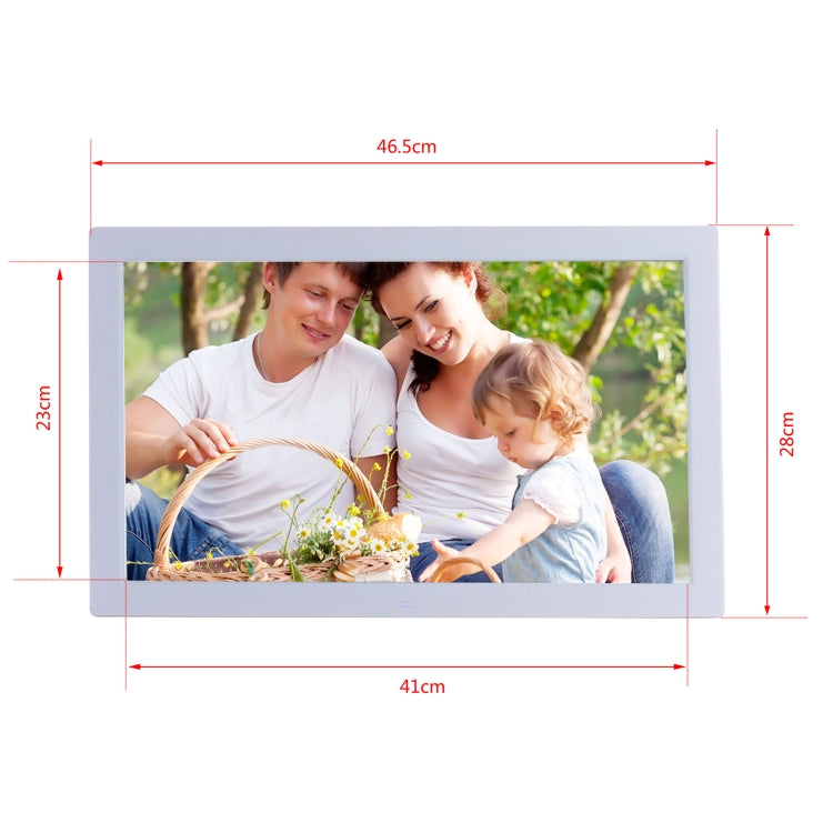 18.5 inch IPS Screen Digital Photo Frame, Plug Type:US Plug