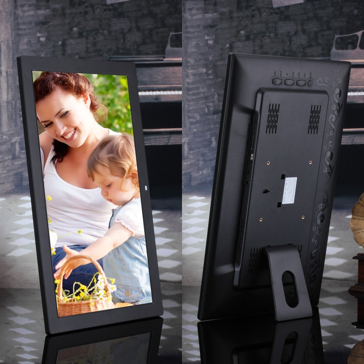 23.6 inch LED Screen Digital Photo Frame, Plug Type:US Plug