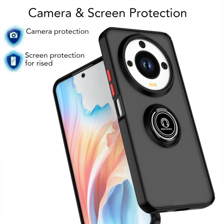 For Honor X9c Smart Q Shadow 1 Series TPU + PC Phone Case with Ring
