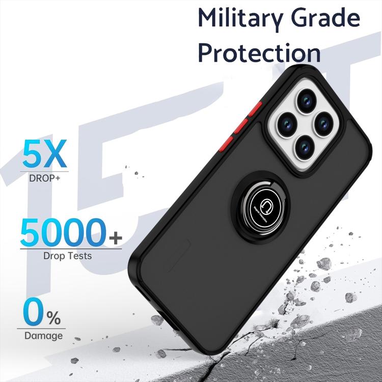 For Honor X8c 4G Q Shadow 1 Series TPU + PC Phone Case with Ring