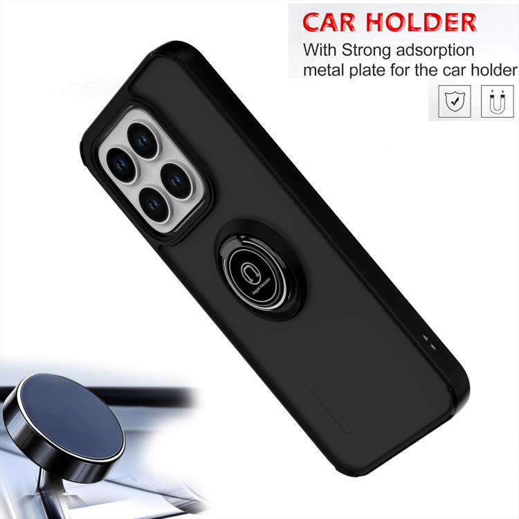 For Honor X8c 4G Q Shadow 1 Series TPU + PC Phone Case with Ring