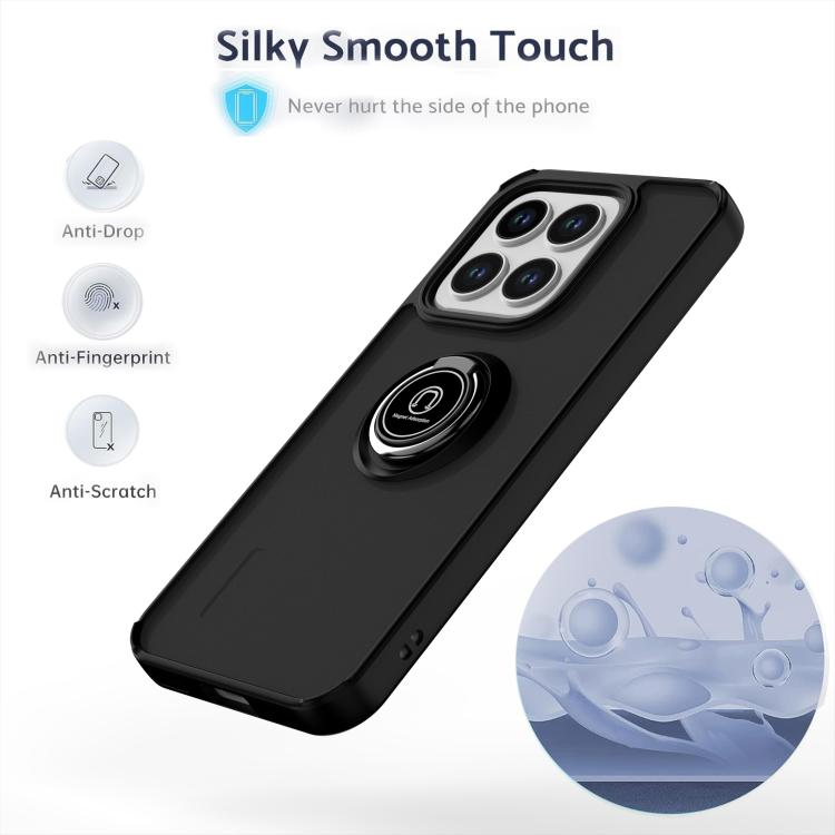 For Honor X8c 4G Q Shadow 1 Series TPU + PC Phone Case with Ring