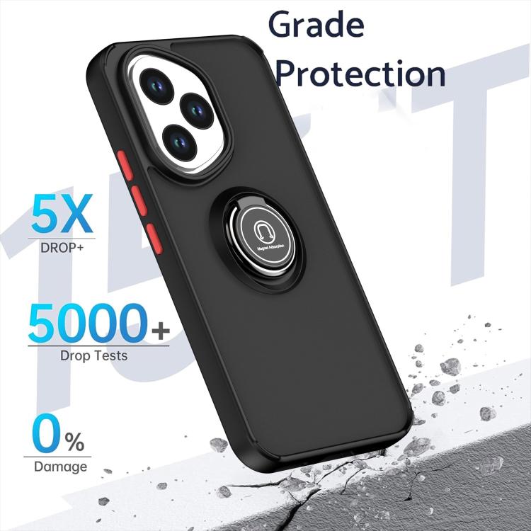 For Honor 400 Global 156.5mm Q Shadow 1 Series TPU + PC Phone Case with Ring