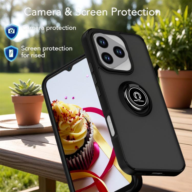 For Honor 400 Lite Global Q Shadow 1 Series TPU + PC Phone Case with Ring