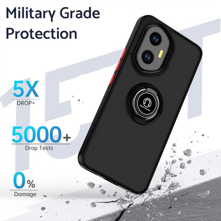 For Honor 300 Q Shadow 1 Series TPU + PC Phone Case with Ring