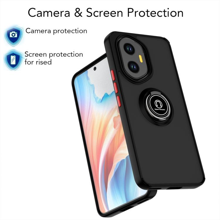 For Honor 300 Q Shadow 1 Series TPU + PC Phone Case with Ring