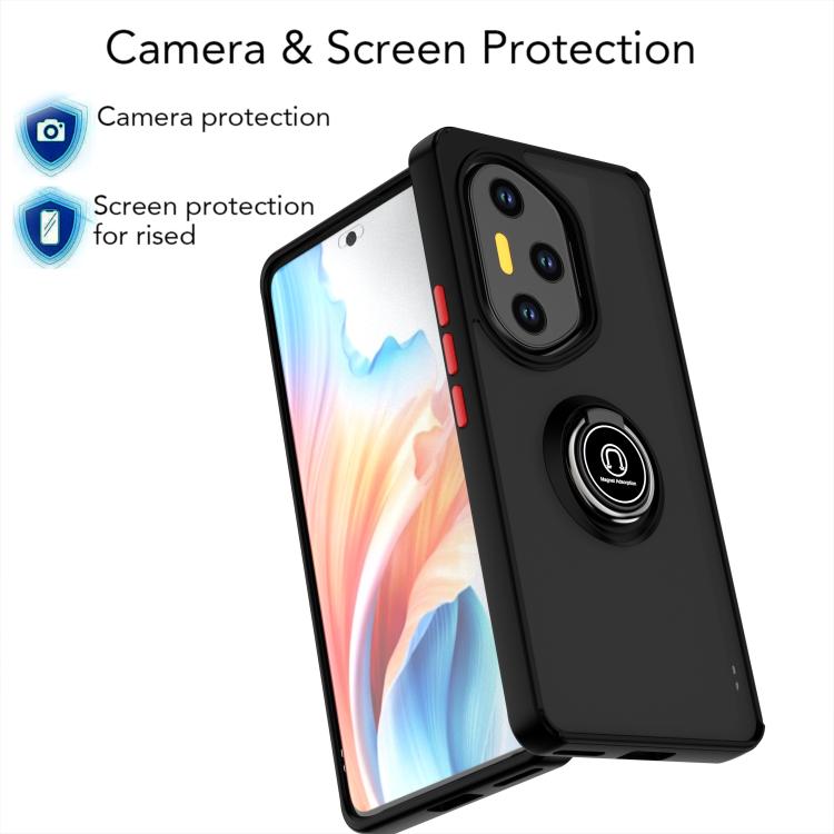 For Honor 300 Ultra Q Shadow 1 Series TPU + PC Phone Case with Ring