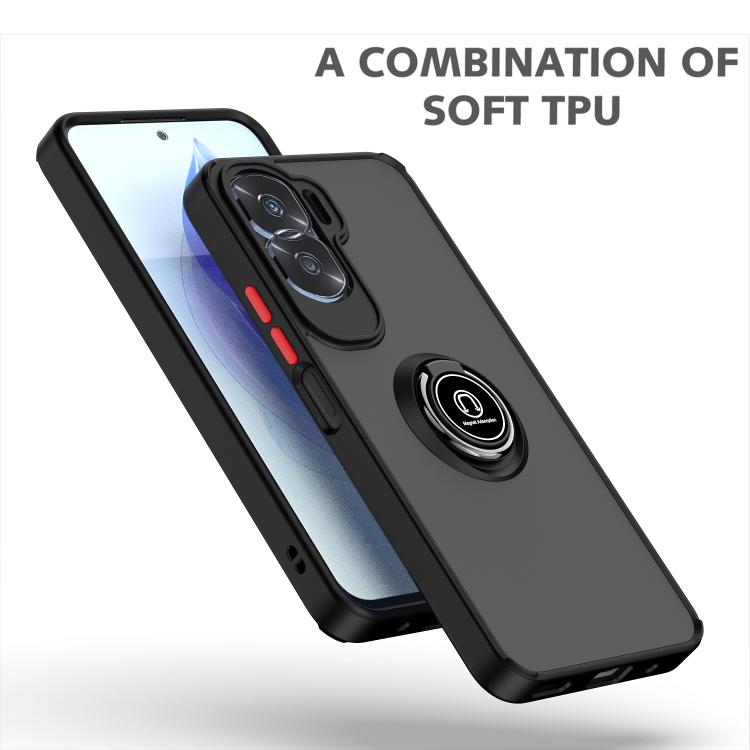 For Honor 90 Lite Q Shadow 1 Series TPU + PC Phone Case with Ring