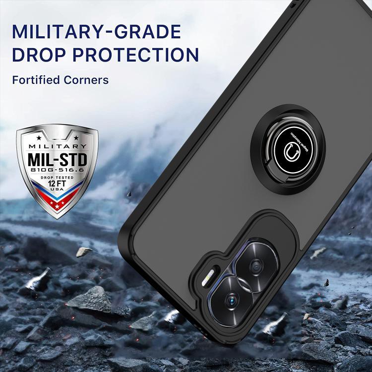For Honor 90 Lite Q Shadow 1 Series TPU + PC Phone Case with Ring