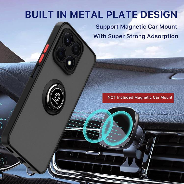 For Honor X8a Q Shadow 1 Series TPU + PC Phone Case with Ring