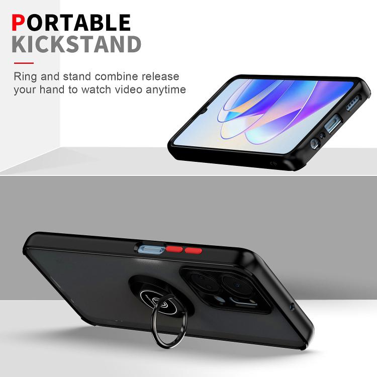 For Honor X7a Q Shadow 1 Series TPU + PC Phone Case with Ring