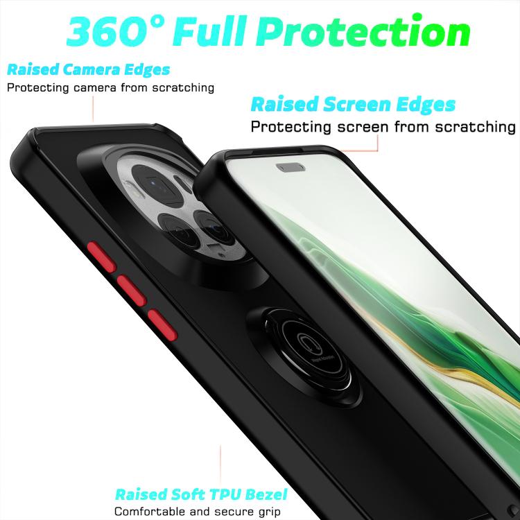 For Honor Magic6 Pro Q Shadow 1 Series TPU + PC Phone Case with Ring