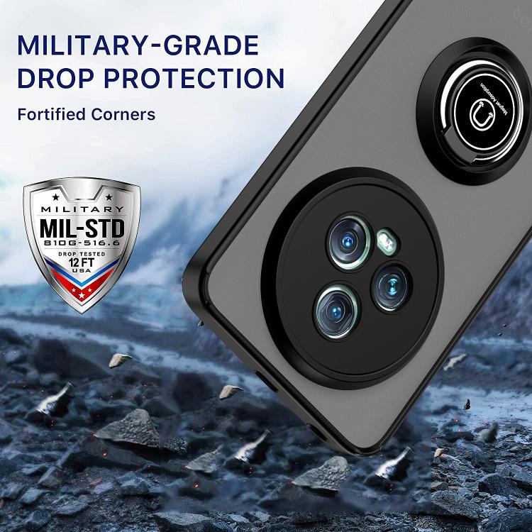 For Honor Magic5 Pro Q Shadow 1 Series TPU + PC Phone Case with Ring