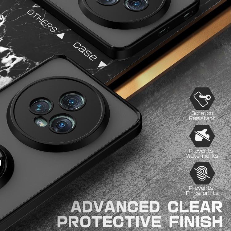 For Honor Magic5 Pro Q Shadow 1 Series TPU + PC Phone Case with Ring