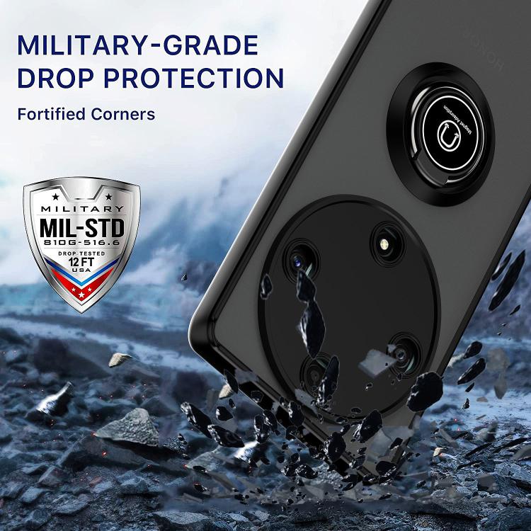 For Honor Magic5 Lite / X9a Q Shadow 1 Series TPU + PC Phone Case with Ring
