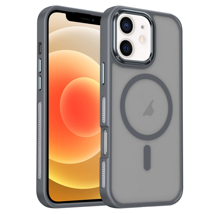 For iPhone 12 / 12 Pro Breathable Skin Feel Frosted MagSafe Magnetic Phone Case