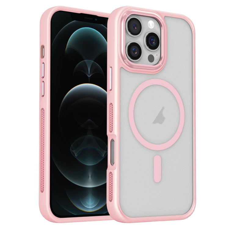 For iPhone 12 Pro Max Breathable Skin Feel Frosted MagSafe Magnetic Phone Case