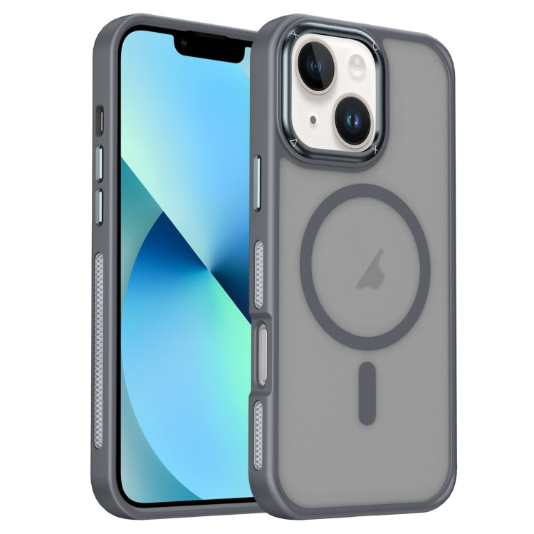 For iPhone 14 / 13 Breathable Skin Feel Frosted MagSafe Magnetic Phone Case