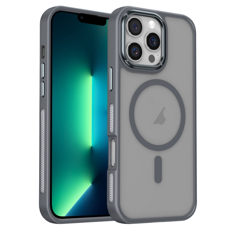 For iPhone 13 Pro Max Breathable Skin Feel Frosted MagSafe Magnetic Phone Case