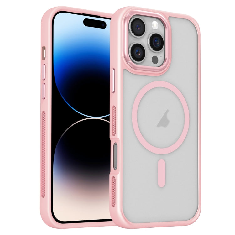 For iPhone 14 Pro Breathable Skin Feel Frosted MagSafe Magnetic Phone Case