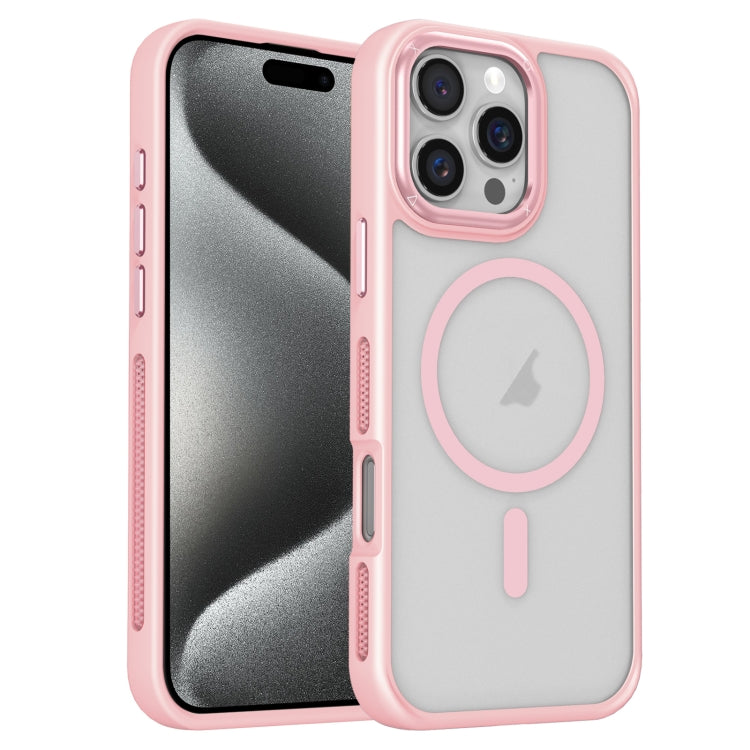 For iPhone 15 Pro Breathable Skin Feel Frosted MagSafe Magnetic Phone Case