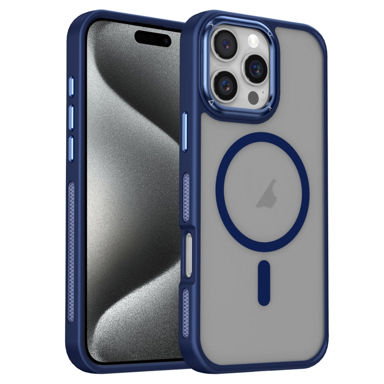 For iPhone 15 Pro Breathable Skin Feel Frosted MagSafe Magnetic Phone Case